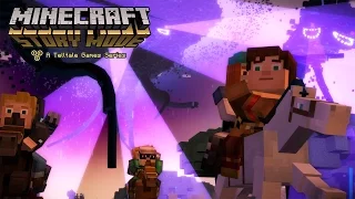 Прохождение Minecraft Story Mode - Эпизод 4 Между молотом и наковальней #8