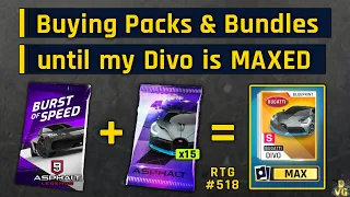 Asphalt 9 | Buying Packs & Bundles until my Divo is MAXED | RTG #518