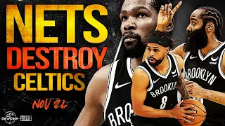 Nets DESTROY Celtics In TD Garden As KD Passes AI In All-Time Scoring List 🐐  | Nov 24, 2021