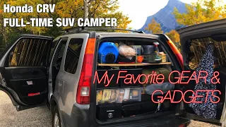 Honda CRV - CAMPER CONVERSION | Favorite GEAR & GADGETS  For SUV Van Life