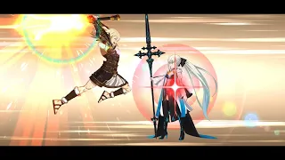 【FGO】Theseus (Saber) NPC Battle Animation & Noble Phantasm - テセウス【Fate/Grand Order】
