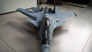 Trumpeter 1 32, Su27UB Flanker C, conversion to, Su30MKM (Malaysian airforce). Part 2