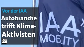 Vor der IAA: Autobranche trifft Klima-Aktivisten | BR24