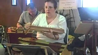 Kathy Kennebrook plays Columbus Stockade Blues Bowed Psaltery