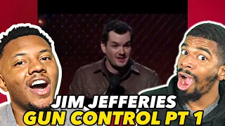 AMERICANS REACT To JIM JEFFERIES GUN CONTROL (PART 1)