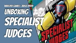 Warlord Games Unboxing - Judge Dredd: Specialist Judges - 2000 AD