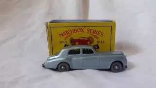 Viewing of a 1959 Matchbox Lesney boxed 44a Rolls Royce Silver Cloud