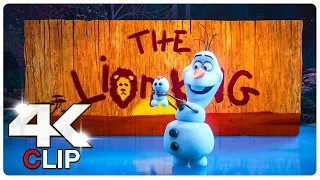 Olaf Retells The Lion King Scene - Short Film | OLAF PRESENTS (NEW 2021) CLIP 4K