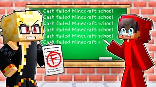 I Sent CASH to Minecraft School! *FAIL*