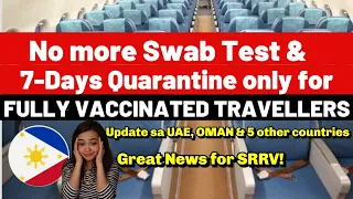 Just in! Great news? For Fully Vaccinated Travellers!New Update for Ban on 7 countries |SRRV listen