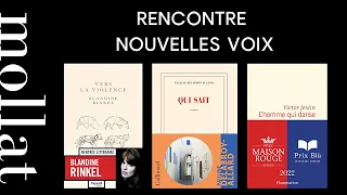 Rencontre croisée : Nouvelles voix, avec Pauline Delabroy-Allard, Victor Jestin et Blandine Rinkel