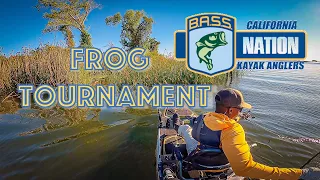 CA BASS Nation Kayak FROG ONLY Tournament | The California Delta