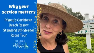 Disney’s Caribbean Beach Standard 5th Sleeper Room & Jamaica Section Tour | Why the section matters!