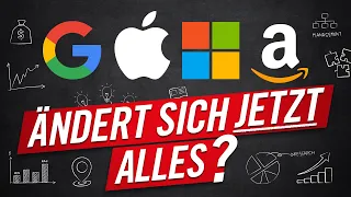 Amazon - Google (verkaufen?) - Apple - Microsoft (kaufen?)