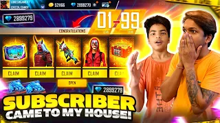 First Time Subscriber Came To My Gaming House Gifting 50,000 Diamonds & New Events Garena Free Fire