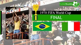 Brazil vs Italy 4-1 | 1970 World Cup Final | All goals and Highlights HD720