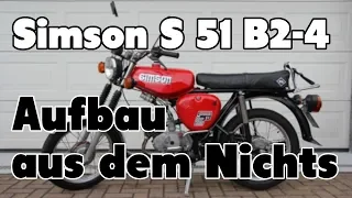 Simson S51 Aufbau aus dem Nichts! Neuaufbau DDR Moped 1983 [4K]