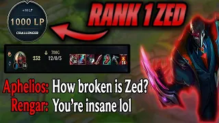 How to SOLO CARRY | RANK 1 ZED