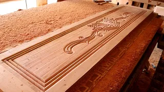 wood carving 2d design creative cnc router 2d design cutting skills and amazing wooden 2d bed design