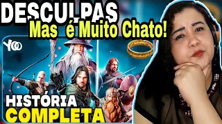 REACT RESUMO SENHOR DOS ANÉIS / HOBBIT -História De Todos Os Filmes Em ORDEM CRONOLÓGICA|Nanda React