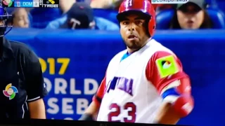 Home Run Nelson Cruz Dominicana vs USA Clasico Mundial de Baseball 2017