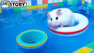 Удивительный Хомячий Лабиринт с Бассейном 🐹 Хомура Хам Питомцы