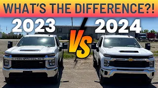 What’s the difference between the 2024 and 2023 Chevrolet Silverado HD LT models?!
