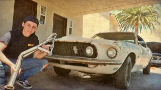 Open headers 1969 Mustang! 302 V8 FREEDOM