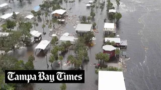 Hurricane Idalia engulfed Horseshoe Beach. Nearby, the recovery’s already begun.