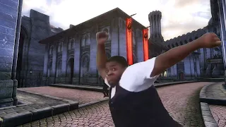 When you're Vibing in the Imperial City and Harvest Dawn starts playing