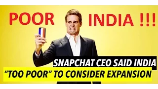 INDIA'S REACTION !!! SnapChat CEO trolled heavily!