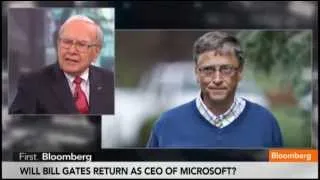 Buffett: Gates Not Coming Back as Microsoft CEO