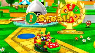 Mario Party 10 - Mario vs Peach vs Luigi vs Daisy - Mushroom Park