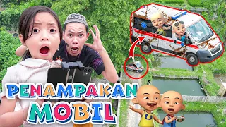 LEIKA 24 JAM NGIKUTIN MOBIL HANTU VAN UPIN IPIN NAMPAK DARI DRONE