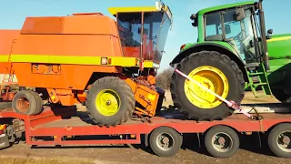 Новая поставка трактора John Deere 6920 и комбайна Dronninborg D4000S