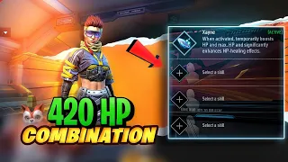 NEW ( 420 HP ) CHARACTER COMBINATION FOR | BR RANK | CS RANK || UNLIMITED HP COMBINATION