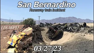 March 27, 2023 - San Bernardino's runaway train incident
