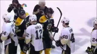 Last Minute and Handshakes of Bruins - Peguins Game 4