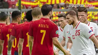 PES 2021 - Spain vs Poland - EURO 2020 Prediction - Gameplay PC