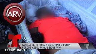 Familia asegura que difunta sigue viva y se niega a enterrarla | Al Rojo Vivo | Telemundo