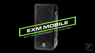 EXM Mobile - Ultra Compact Battery Powered PA Speaker