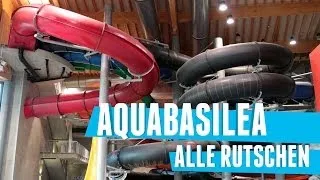 Alle Rutschen im Aquabasilea! || EPIC WATER RIDES at Aquabasilea, Switzerland!