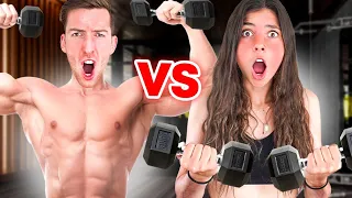 WIE IS DE STERKSTE?! (GYM CHALLENGE) #583