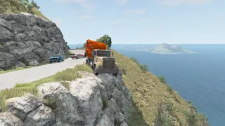 Trucks vs Cliff Roads #2 – BeamNG.Drive