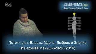 Потоки сил. Власть, Удача, Любовь и Знание. 6й курс.