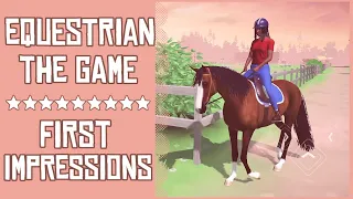 EQUESTRIAN THE GAME ⭐ Horse & Character Creation ⭐ Tutorial