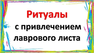 Ритуалы с привлечением лаврового листа. Используйте лавровый лист в таких случаях