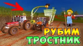 Рутинная работа на ферме и уборка тростника | Farming Simulator 17: Estancia Lapacho