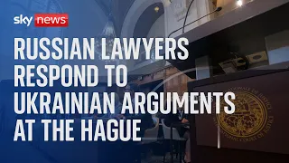 Russian lawyers respond to Ukraine open hearings in case against Russia at top UN court