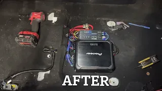 Installing Sundown SIA 1750 amp + adding eighteen sound chuchero.